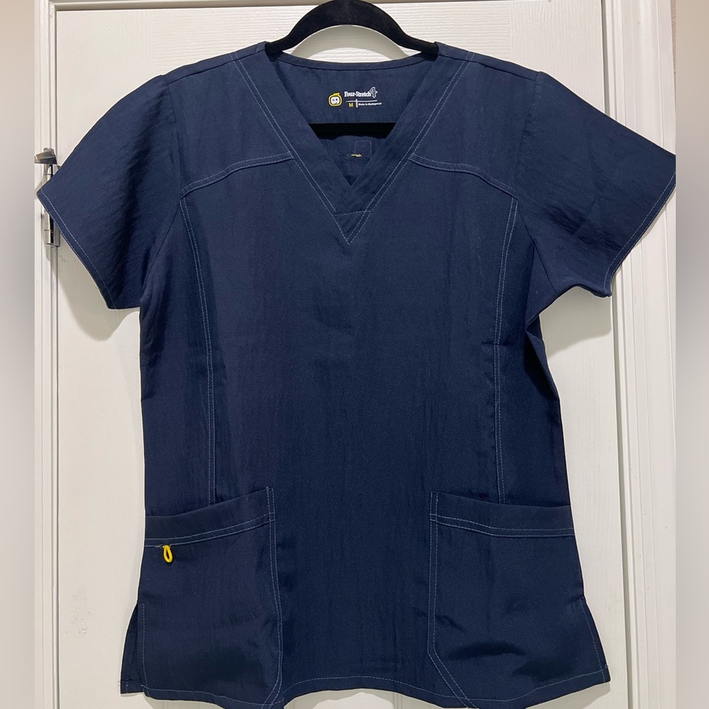 Four Stretch WonderWink Scrub Top